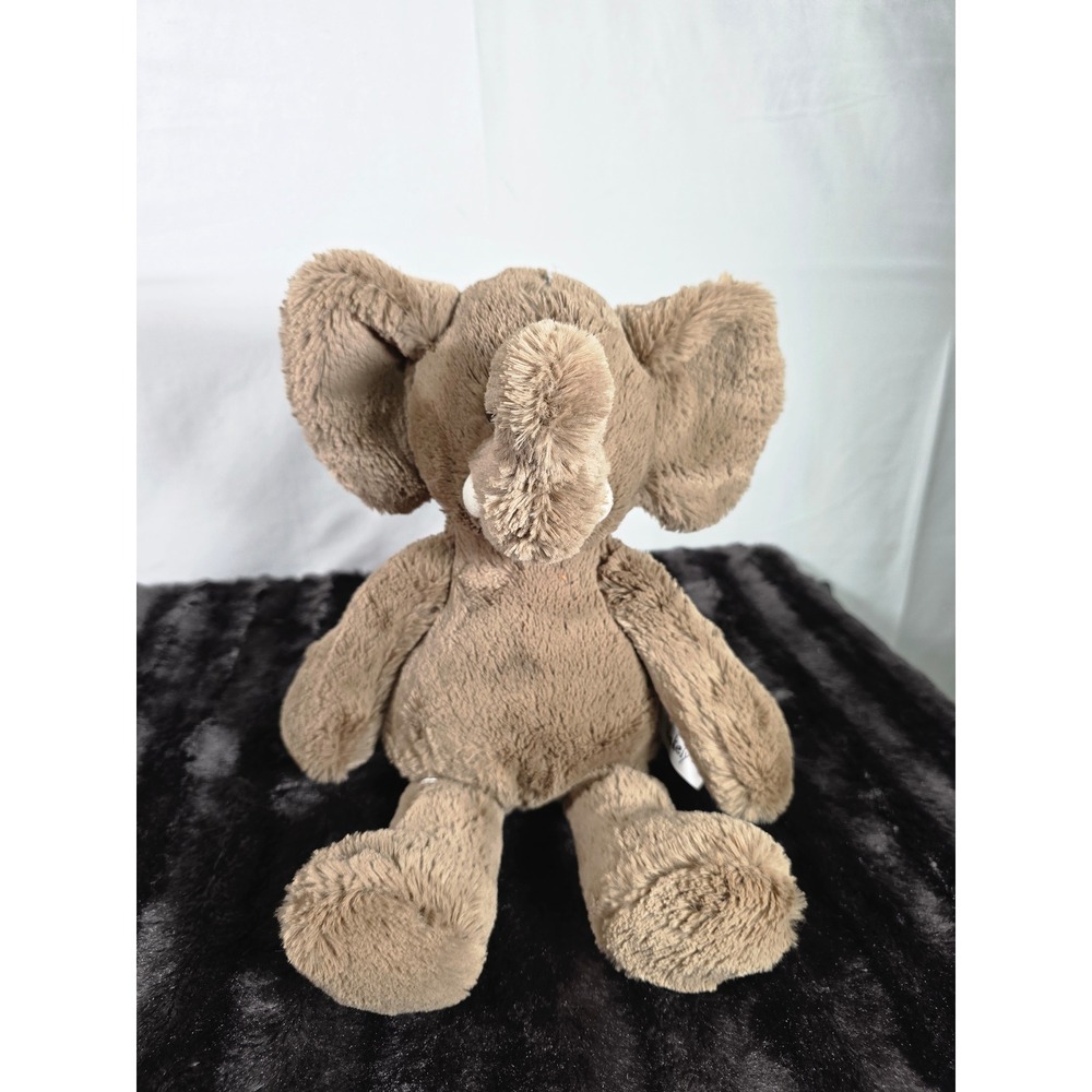 Aurora World Blakely Elephant Plush Brown Shaggy Stuffed Animal Toy 10 inch